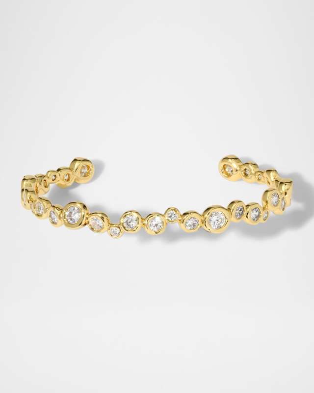 Asterales Gold CZ Skinny Cuff
